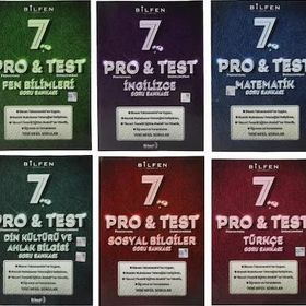 7. Sınıf Pro & Test Soru Bankası Seti - 6 Kitap - Bilfen Yayınları