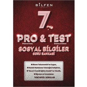 7. Sınıf Pro & Test Sosyal Bilgiler Soru Bankası - Bilfen Yayınları