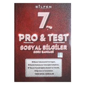 7. Sınıf Pro & Test Sosyal Bilgiler Soru Bankası - Bilfen Yayınları