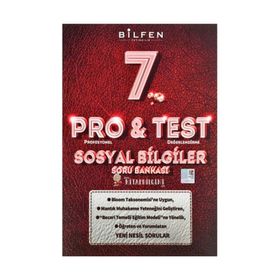 7. Sınıf Pro & Test Sosyal Bilgiler Soru Bankası - Bilfen Yayınları