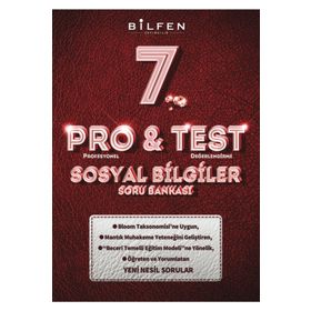 7. Sınıf Pro & Test Sosyal Bilgiler Soru Bankası - Bilfen Yayınları