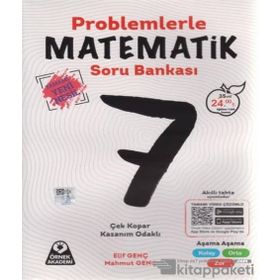 7. Sınıf Problemlerle Matematik Soru Bankası Örnek Akademi Yayınları