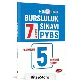 7. Sınıf PYBS-İOKBS Bursluluk Sınavı Fasiküllü 5 Deneme Sınavı Kollektif Data Yayınları