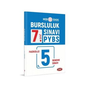 7. Sınıf PYBS-İOKBS Bursluluk Sınavı Fasiküllü 5 Deneme Sınavı Kollektif Data Yayınları