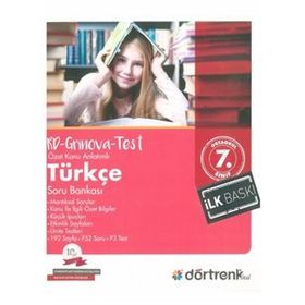 7. sınıf Rd-Grinova Türkçe Soru Bankası-Dörtrenk Yayınları