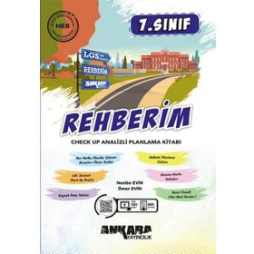 7. Sınıf Rehberim Check Up Analizli Planlama Kitabı Ankara Yayıncılık
