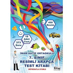 7. Sınıf Resimli Arapça Test Kitabı - Hasan Akreş