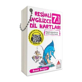 7. Sınıf Resimli İngilizce Dil Kartları Delta Kültür Yayınları
