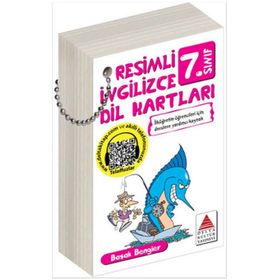 7. Sınıf Resimli İngilizce Dil Kartları Delta Kültür Yayınları