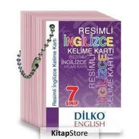 7. Sınıf Resimli İngilizce Kelime Kartı-Dilko Yayınları