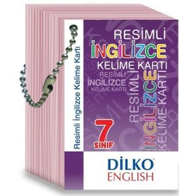 7. Sınıf Resimli İngilizce Kelime Kartı-Dilko Yayınları