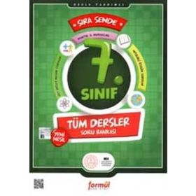 7. Sınıf Sıra Sende Tüm Dersler Soru Bankası Formül Yayınları