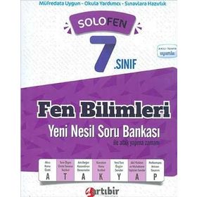7.Sınıf Solofen Yeni Nesil Fen Bilimleri Soru Bankası Artıbir Yayın