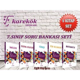 7.Sınıf Soru Bankası Seti 5 Kitap Karekök Yayınları
