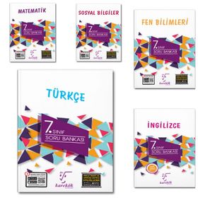7.Sınıf Soru Bankası Seti 5 Kitap Karekök Yayınları