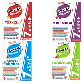7. Sınıf Sorular Konuşuyor 4'lü Soru Bankası Seti-Pruva Akademi Yayınları