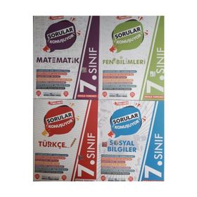 7. Sınıf Sorular Konuşuyor 4'lü Soru Bankası Seti-Pruva Akademi Yayınları