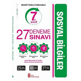7. Sınıf Sosyal Bilgiler 27 Deneme Sınavı-Ata Yayınları