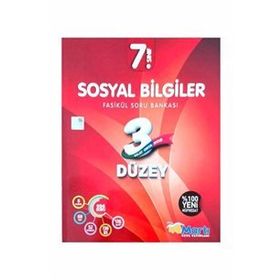 7. Sınıf Sosyal Bilgiler 3 Düzey Fasikül Soru Bankası Martı Okul Yayınları