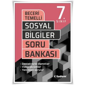 7. Sınıf Sosyal Bilgiler Beceri Temelli Soru Bankası-Tudem Yayınları