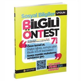7 Sınıf Sosyal Bilgiler Bilgili Ön Test