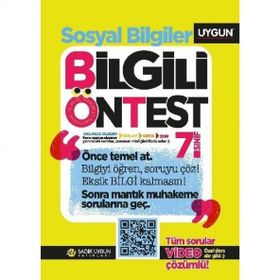 7 Sınıf Sosyal Bilgiler Bilgili Ön Test