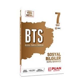 7. Sınıf Sosyal Bilgiler Bts Beceri Temelli Soru Bankası-Puan Yayınları