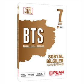 7. Sınıf Sosyal Bilgiler Bts Beceri Temelli Soru Bankası-Puan Yayınları