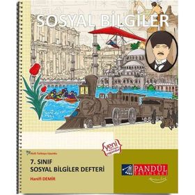 7. Sınıf Sosyal Bilgiler Defteri Pandül Yayınları