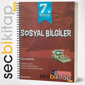 7. Sınıf Sosyal Bilgiler Defteri Pandül Yayınları
