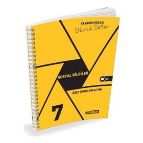 7. Sınıf Sosyal Bilgiler Etkinlikli Defter - Hız Yayınları
