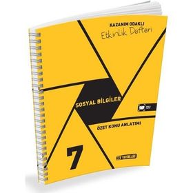 7. Sınıf Sosyal Bilgiler Etkinlikli Defter - Hız Yayınları