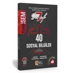 7. Sınıf Sosyal Bilgiler Farklı İsem Tamamı Çözümlü 10 Fasikül Deneme İsem Yayınları