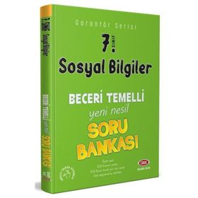 7. Sınıf Sosyal Bilgiler Garantör Beceri Temelli Soru Bankası-Data Yayınları
