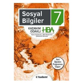7. Sınıf Sosyal Bilgiler Kazanım Odaklı Hba Tudem Yayınları
