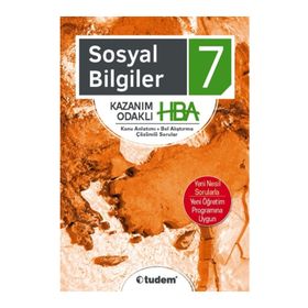 7. Sınıf Sosyal Bilgiler Kazanım Odaklı Hba Tudem Yayınları