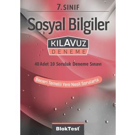 7. Sınıf Sosyal Bilgiler Kılavuz Deneme-Blok Test Yayınları