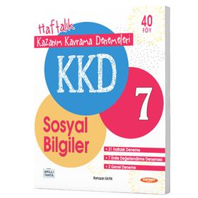 7. Sınıf Sosyal Bilgiler Kkd Haftalık Kazanım Kavrama Denemeleri Kurmay Elt Yayınları