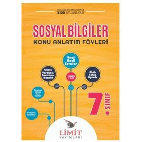 7.sınıf Sosyal Bilgiler Konu Anlatım Föyleri - Limit Yayınları