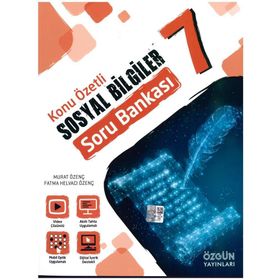 7. Sınıf Sosyal Bilgiler Konu Özetli Soru Bankası-Özgün Yayınları
