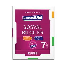 7. Sınıf Sosyal Bilgiler Maksımum Soru Bankası+Yaprak Test-Tambilgi Yayınları