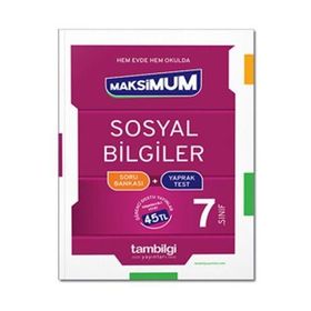 7. Sınıf Sosyal Bilgiler Maksımum Soru Bankası+Yaprak Test-Tambilgi Yayınları