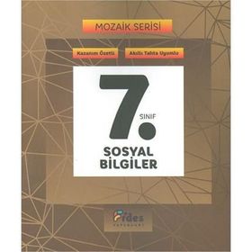7. Sınıf Sosyal Bilgiler Mozaik Serisi Kazanım Özetli Soru Bankası-Fides Yayınları