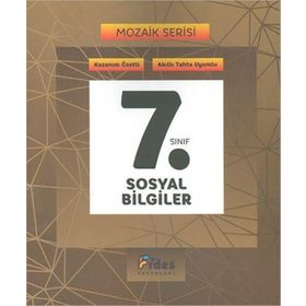7. Sınıf Sosyal Bilgiler Mozaik Serisi Kazanım Özetli Soru Bankası-Fides Yayınları