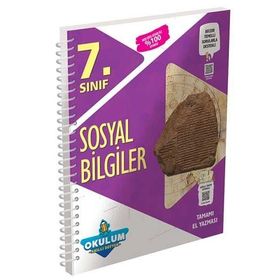 7. Sınıf Sosyal Bilgiler Okulum Akıllı Defter-Murat Yayınları