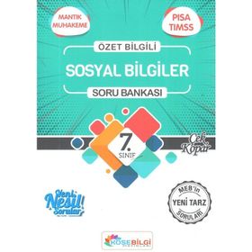7. Sınıf Sosyal Bilgiler Özet Bilgili Soru Bankası Köşebilgi Yayınları