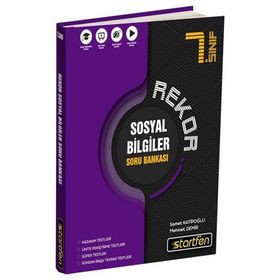 7. Sınıf Sosyal Bilgiler Rekor Soru Bankası-Startfen Yayınları