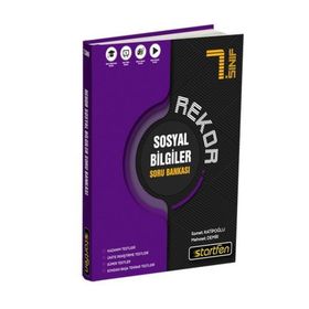 7. Sınıf Sosyal Bilgiler Rekor Soru Bankası-Startfen Yayınları