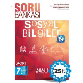 7. Sınıf Sosyal Bilgiler Soru Bankası - Analiz Yayınları