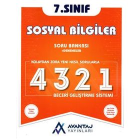 7.Sınıf Sosyal Bilgiler Soru Bankası + Denemeler-Avantaj Yayınları
